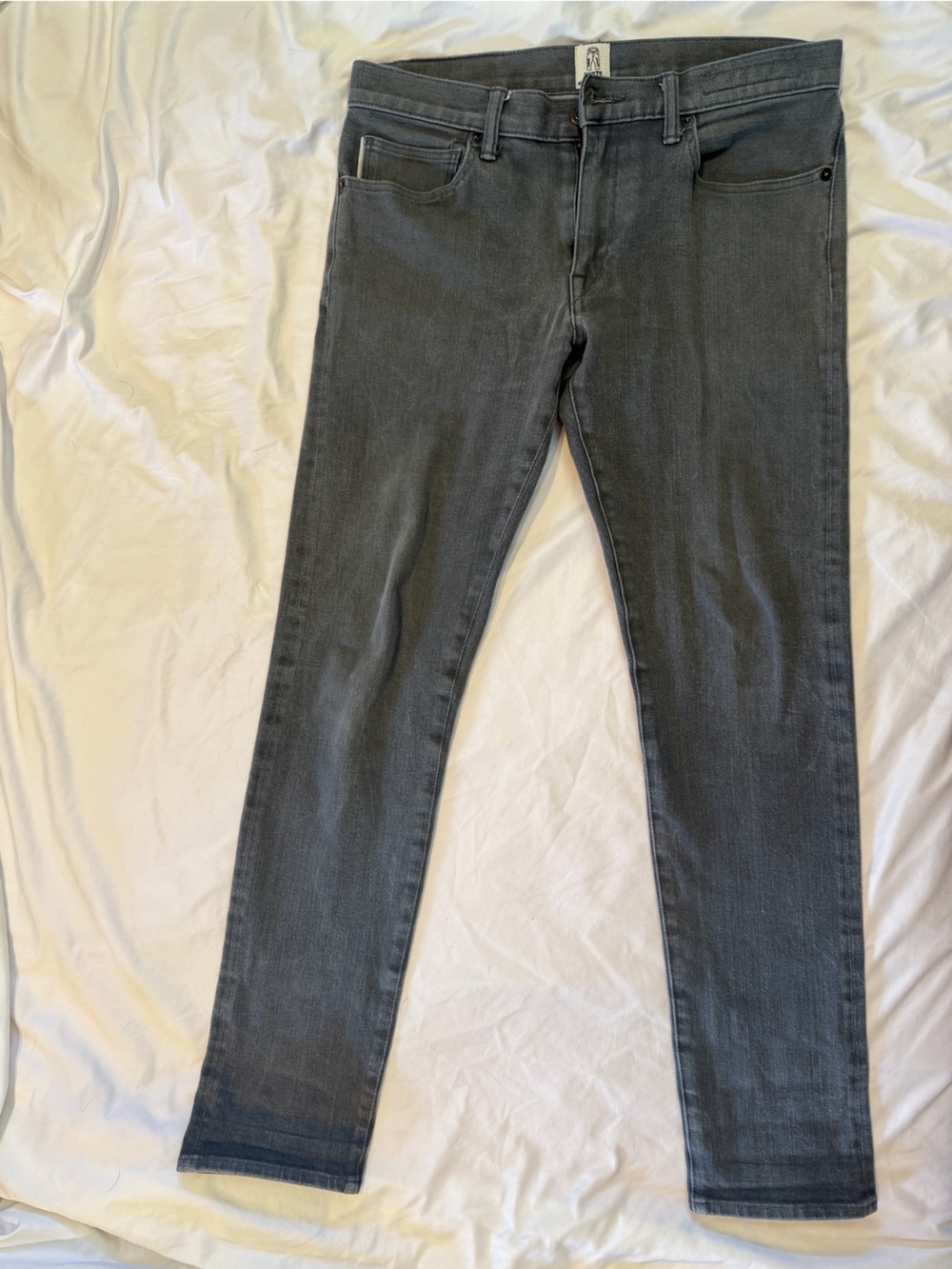 Slim Men's Gray Jeans - Casual Slim Fit